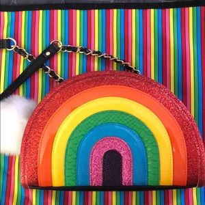 Betsey Johnson Rainbow Crossbody